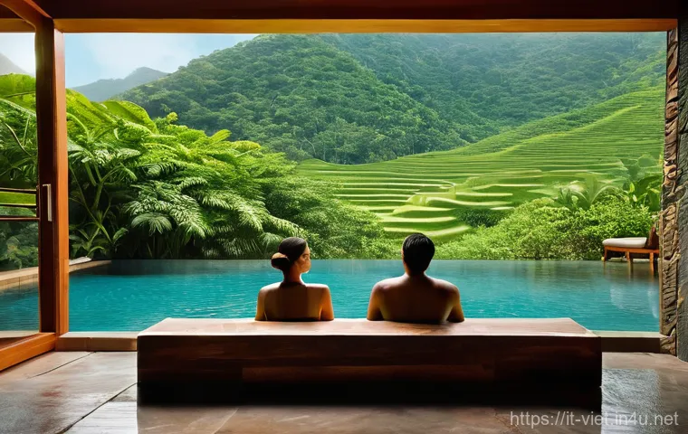 베트남 나트랑 머드 스파 - **Prompt:** A serene and authentic mud bath experience in Nha Trang, Vietnam. A young Italian woman ...