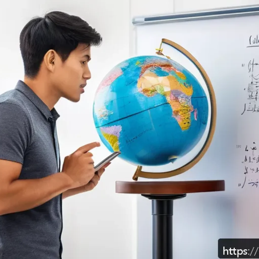 베트남어 발음 팁 - A detailed and vibrant classroom scene showing an Italian adult learner attentively practicing Vietn...